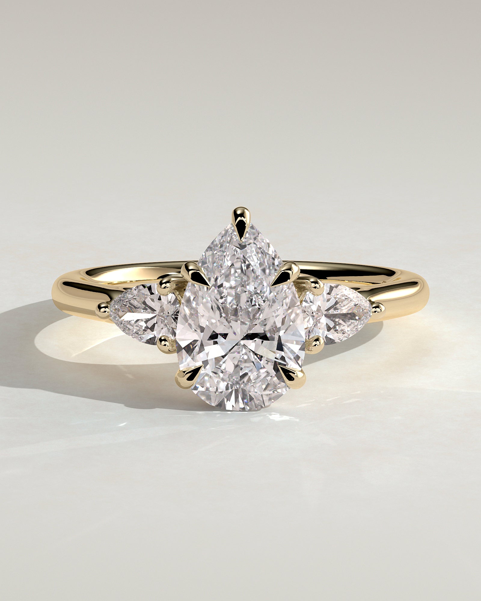 Round Halo, Pave & Split Shank Engagement Ring – 1.93 CT Lab Grown Diamond